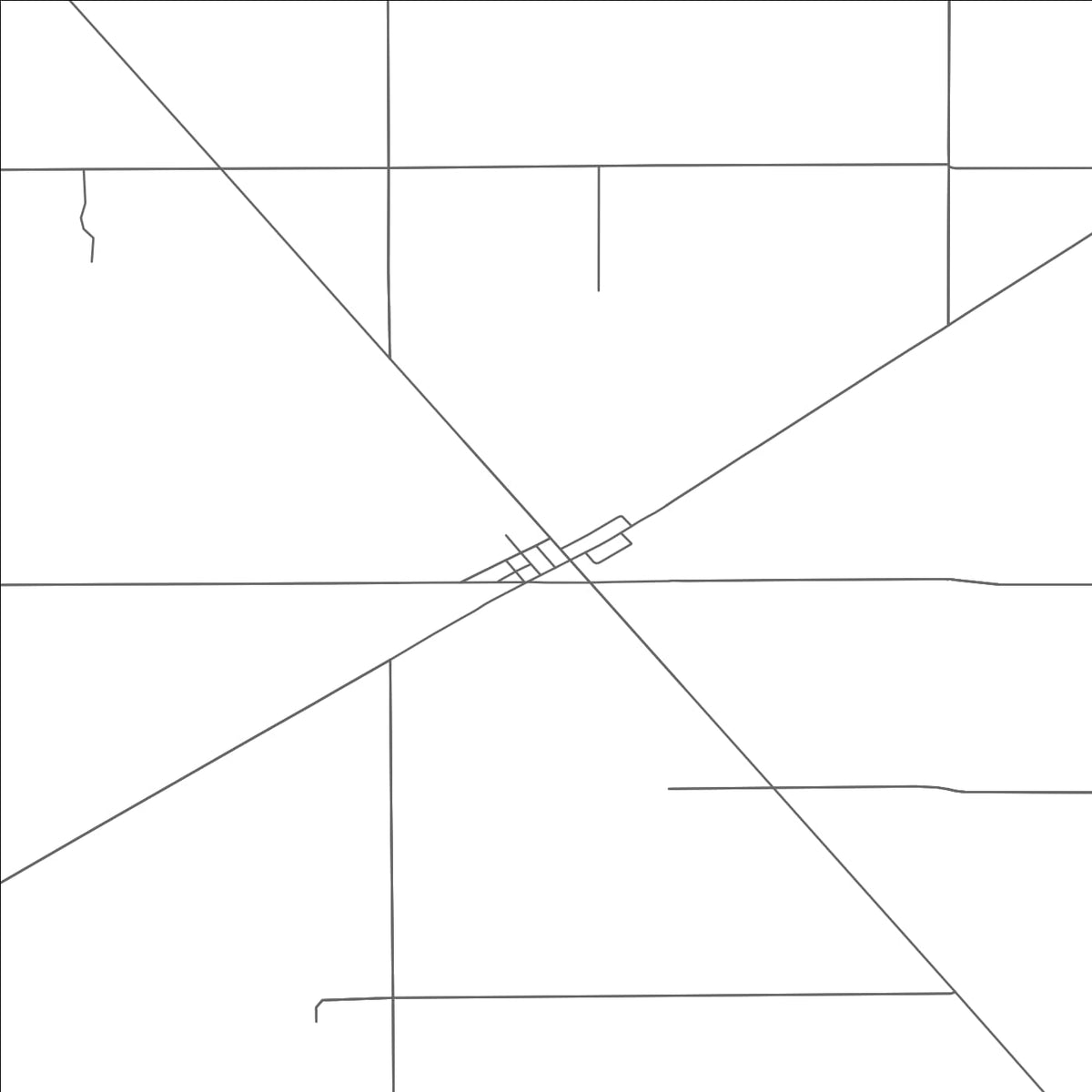ROAD MAP OF NEW RIEGEL, OHIO BY MAPBAKES