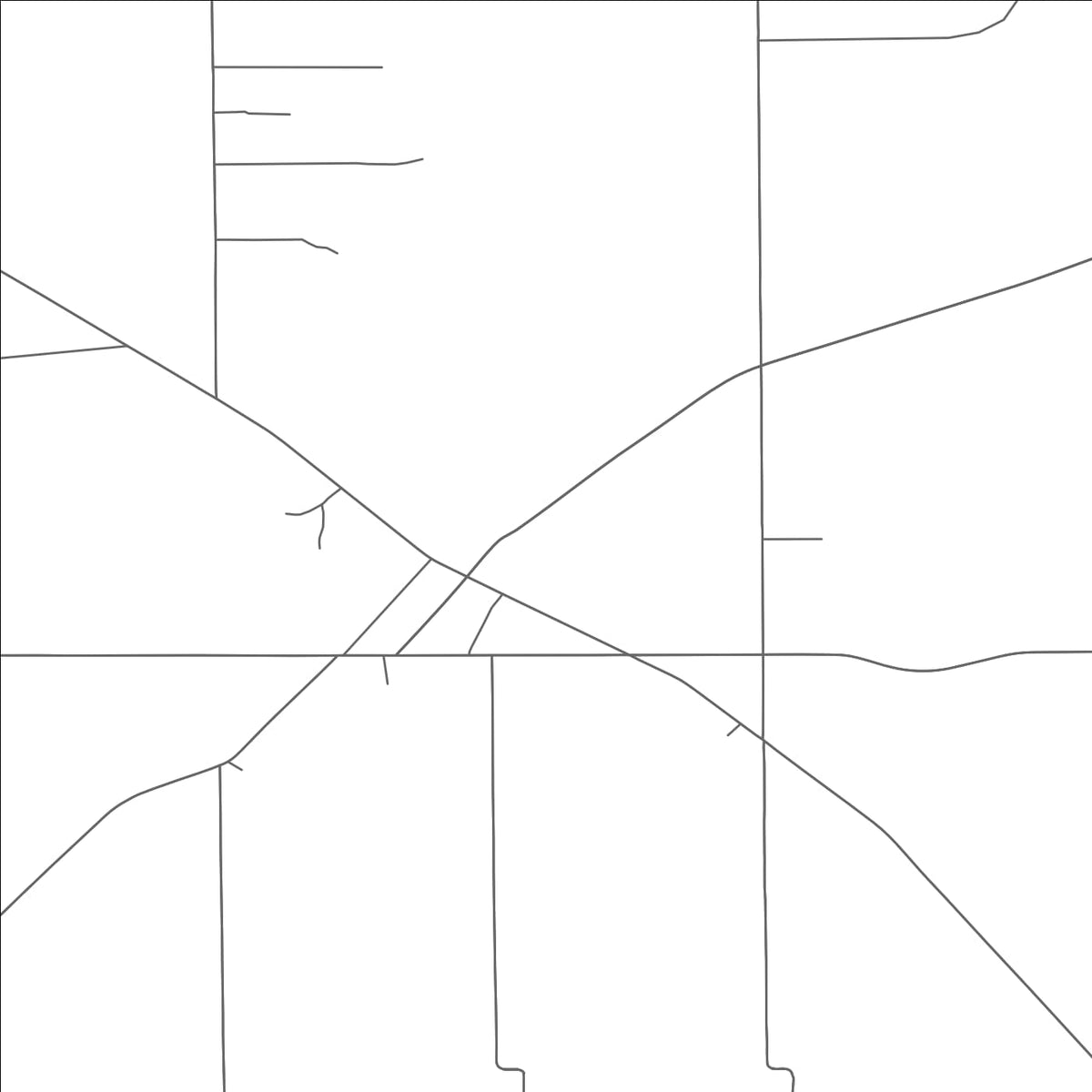 ROAD MAP OF NEW SPRINGFIELD, OHIO BY MAPBAKES