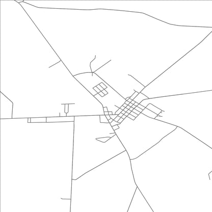 ROAD MAP OF NEW VIENNA, OHIO BY MAPBAKES