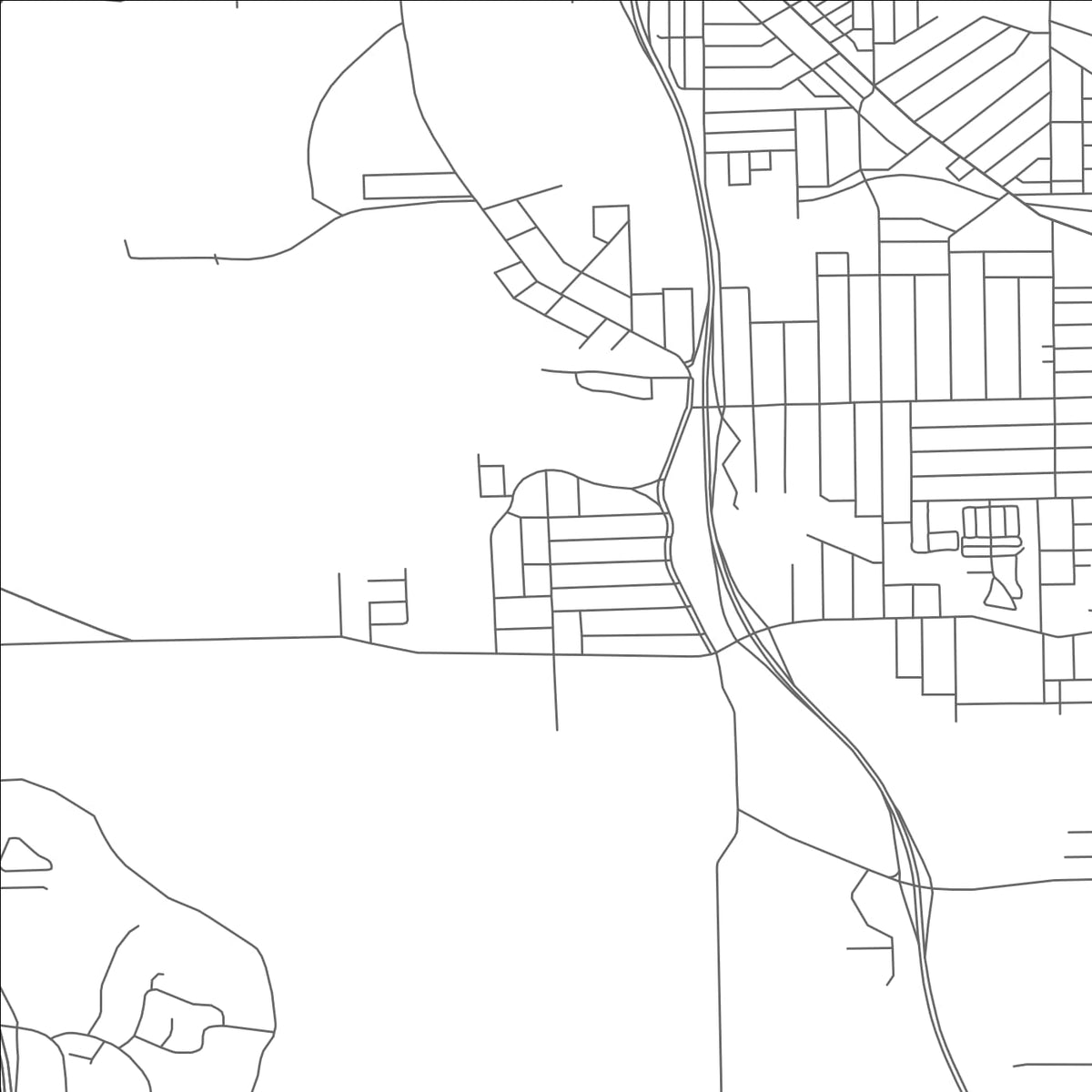 ROAD MAP OF NEWBURGH HEIGHTS, OHIO BY MAPBAKES