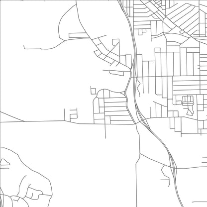 ROAD MAP OF NEWBURGH HEIGHTS, OHIO BY MAPBAKES
