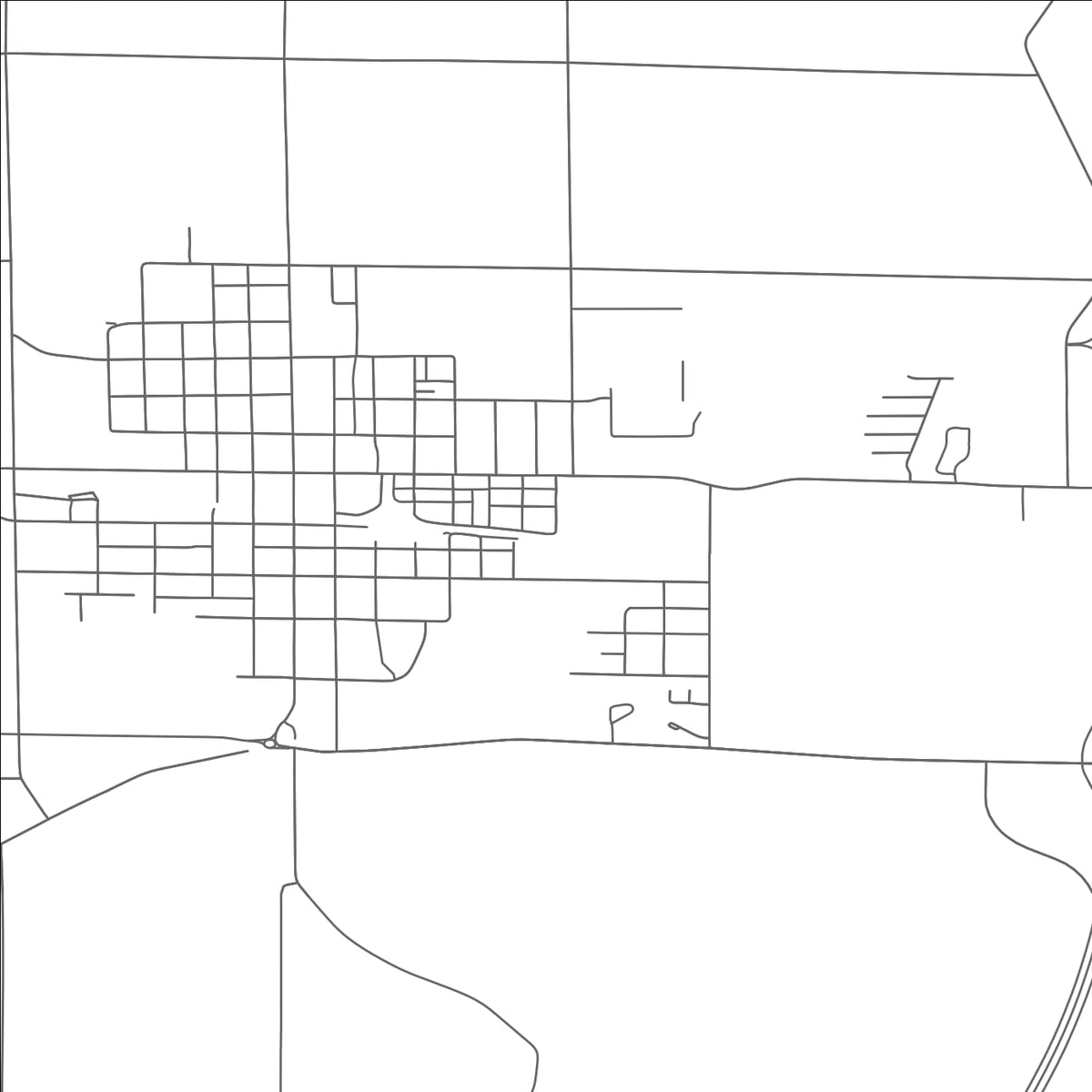 ROAD MAP OF NORTH BALTIMORE, OHIO BY MAPBAKES