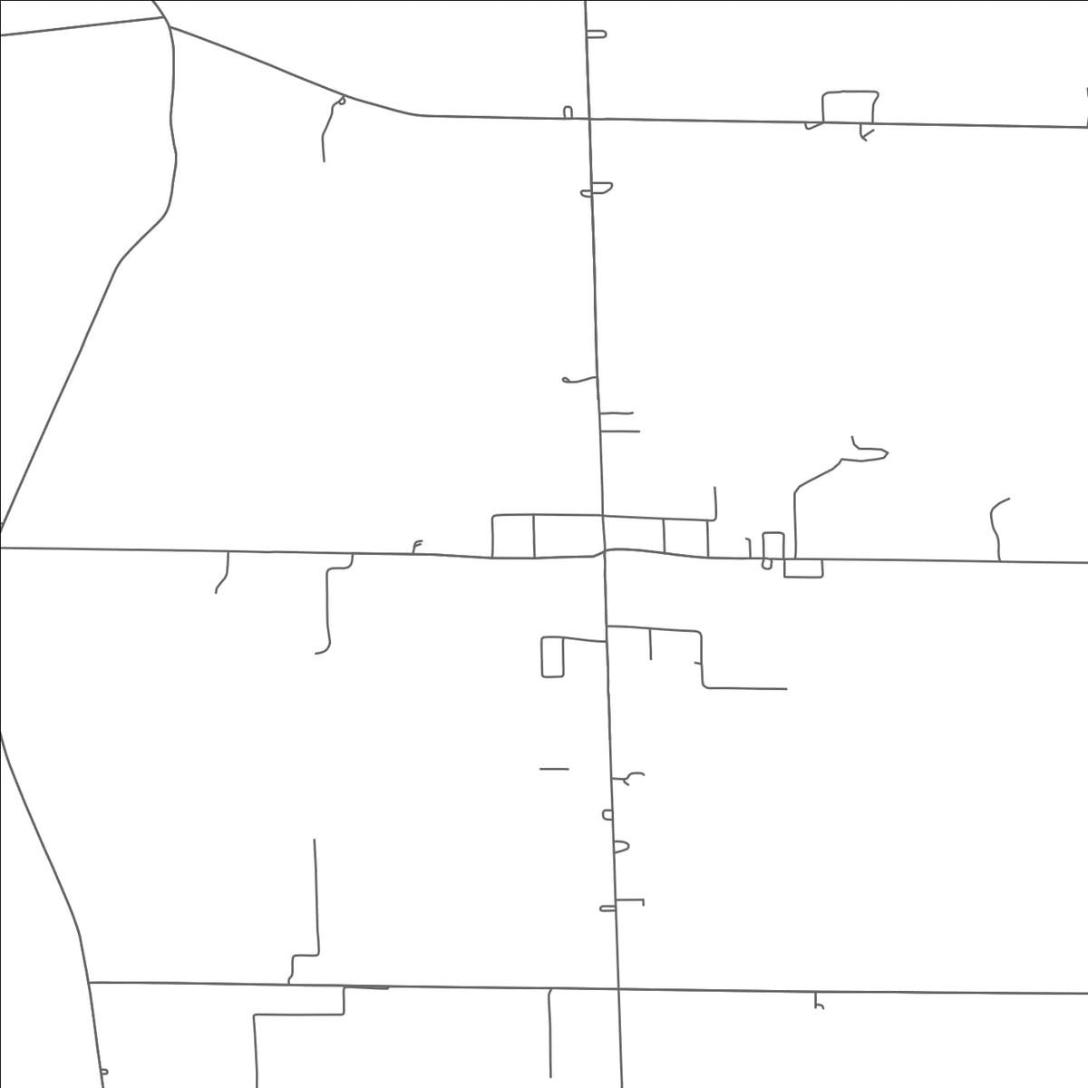 ROAD MAP OF NORTH FAIRFIELD, OHIO BY MAPBAKES