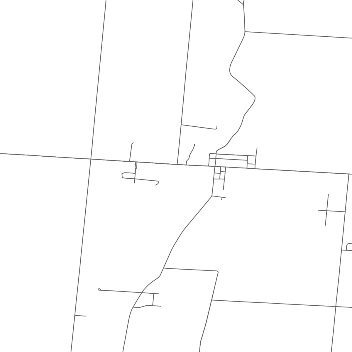 ROAD MAP OF NORTH HAMPTON, OHIO BY MAPBAKES