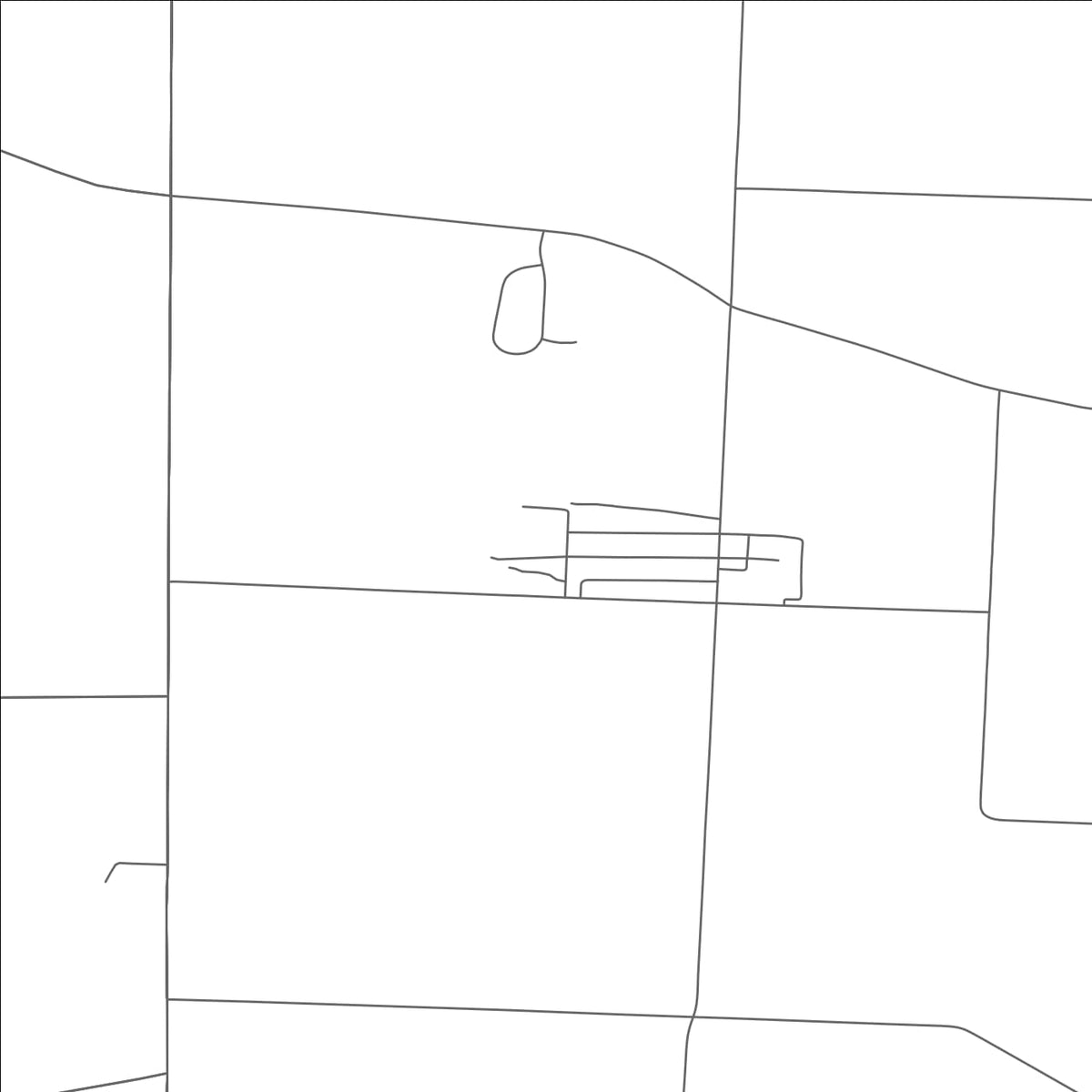 ROAD MAP OF NORTH LAWRENCE, OHIO BY MAPBAKES