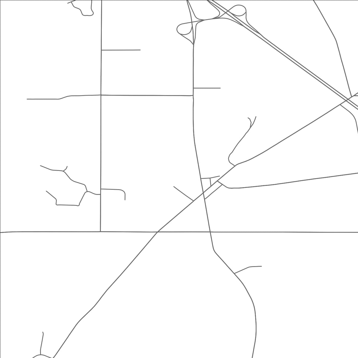 ROAD MAP OF NORTH LIMA, OHIO BY MAPBAKES