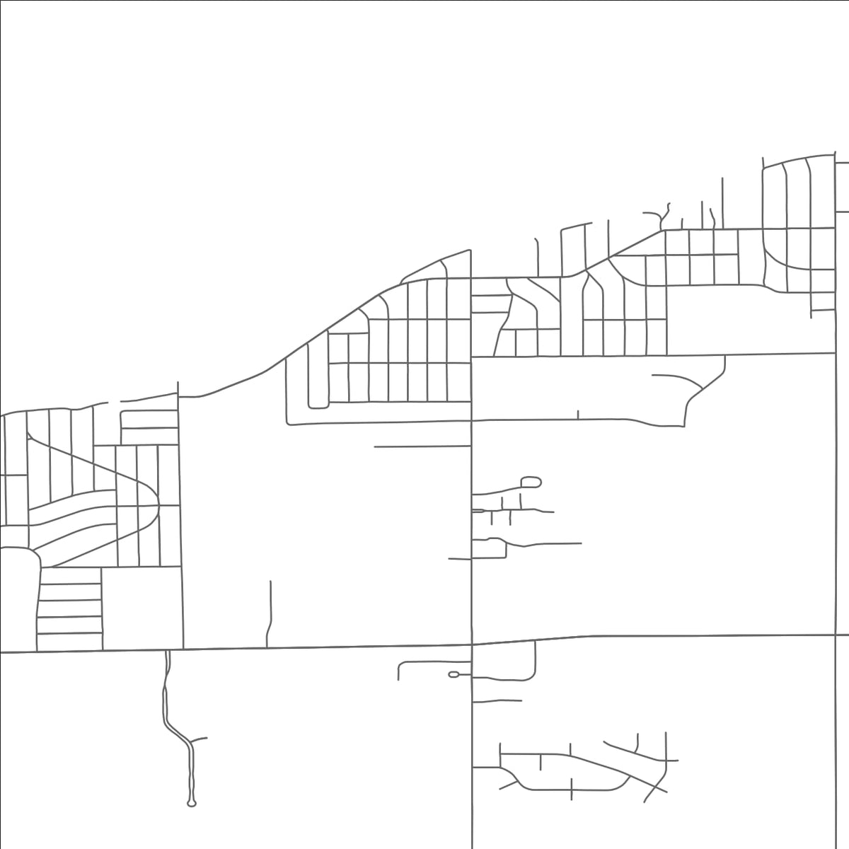 ROAD MAP OF NORTH MADISON, OHIO BY MAPBAKES