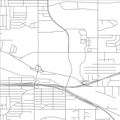 ROAD MAP OF NORTH RANDALL, OHIO BY MAPBAKES
