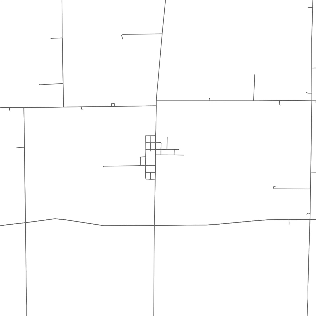 ROAD MAP OF NORTH ROBINSON, OHIO BY MAPBAKES