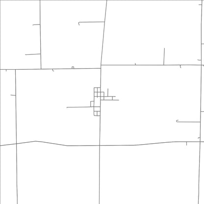 ROAD MAP OF NORTH ROBINSON, OHIO BY MAPBAKES