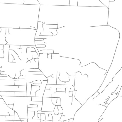 ROAD MAP OF NORTH ZANESVILLE, OHIO BY MAPBAKES