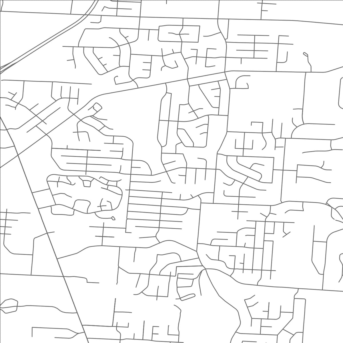 ROAD MAP OF NORTHBROOK, OHIO BY MAPBAKES