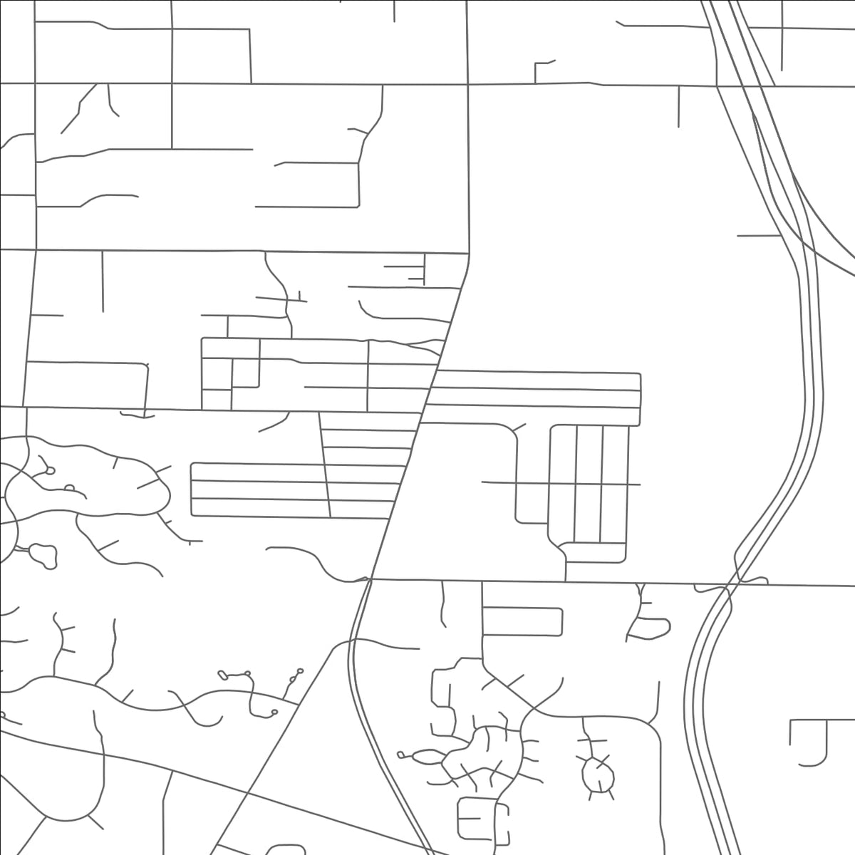ROAD MAP OF NORTHFIELD, OHIO BY MAPBAKES
