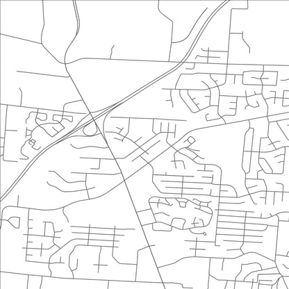 ROAD MAP OF NORTHGATE, OHIO BY MAPBAKES