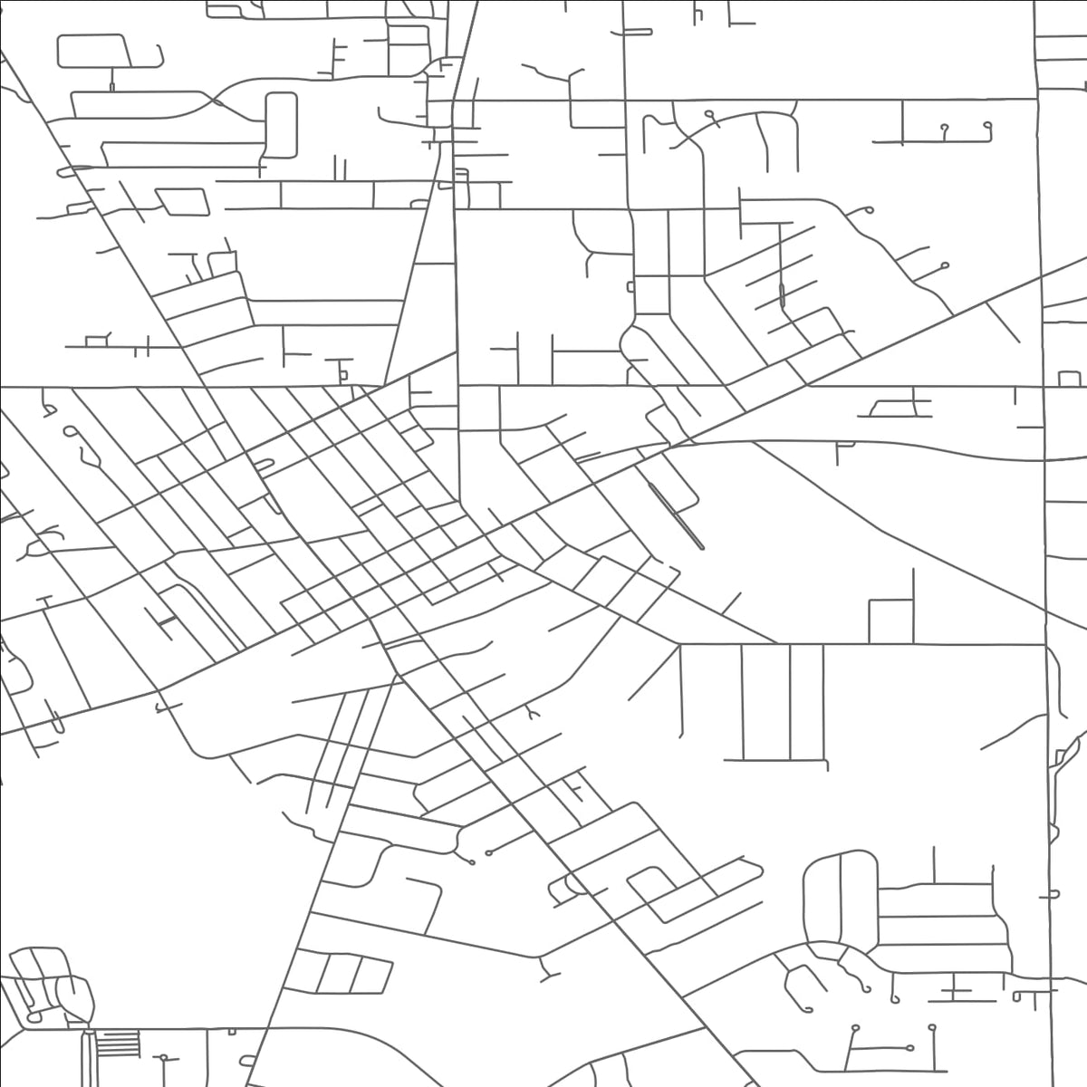 ROAD MAP OF NORWALK, OHIO BY MAPBAKES