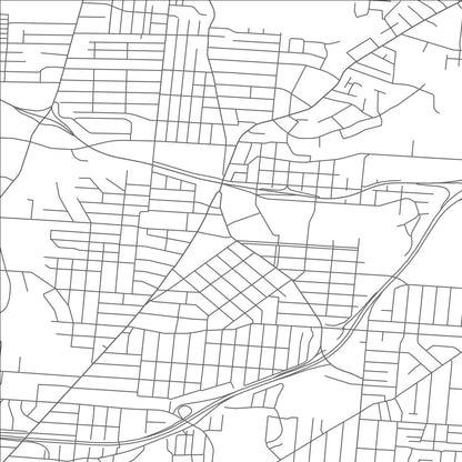 ROAD MAP OF NORWOOD, OHIO BY MAPBAKES