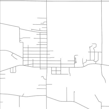 ROAD MAP OF OAK HARBOR, OHIO BY MAPBAKES