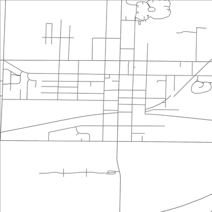 ROAD MAP OF OBERLIN, OHIO BY MAPBAKES