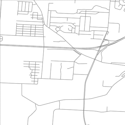 ROAD MAP OF OBETZ, OHIO BY MAPBAKES
