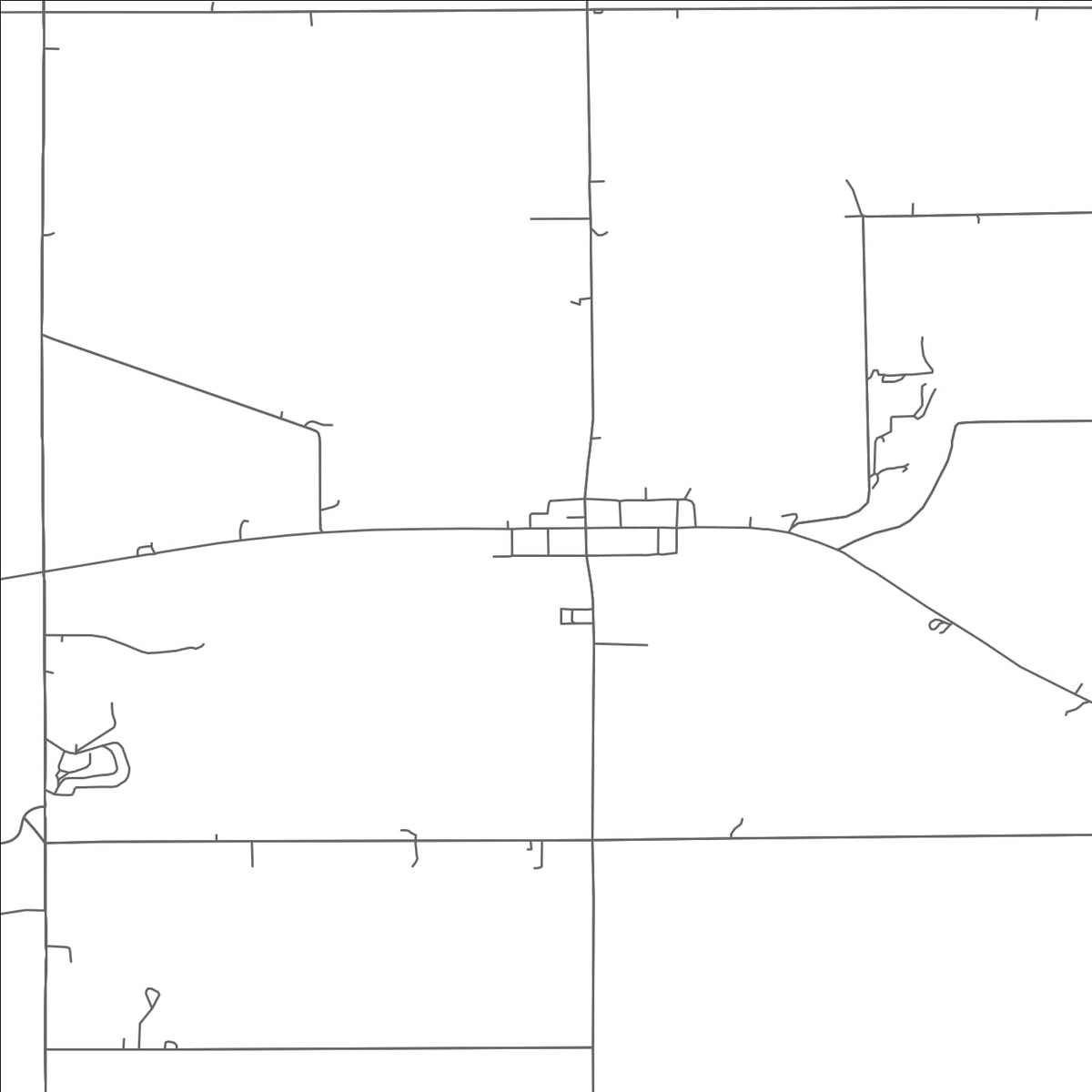 ROAD MAP OF OCEOLA, OHIO BY MAPBAKES