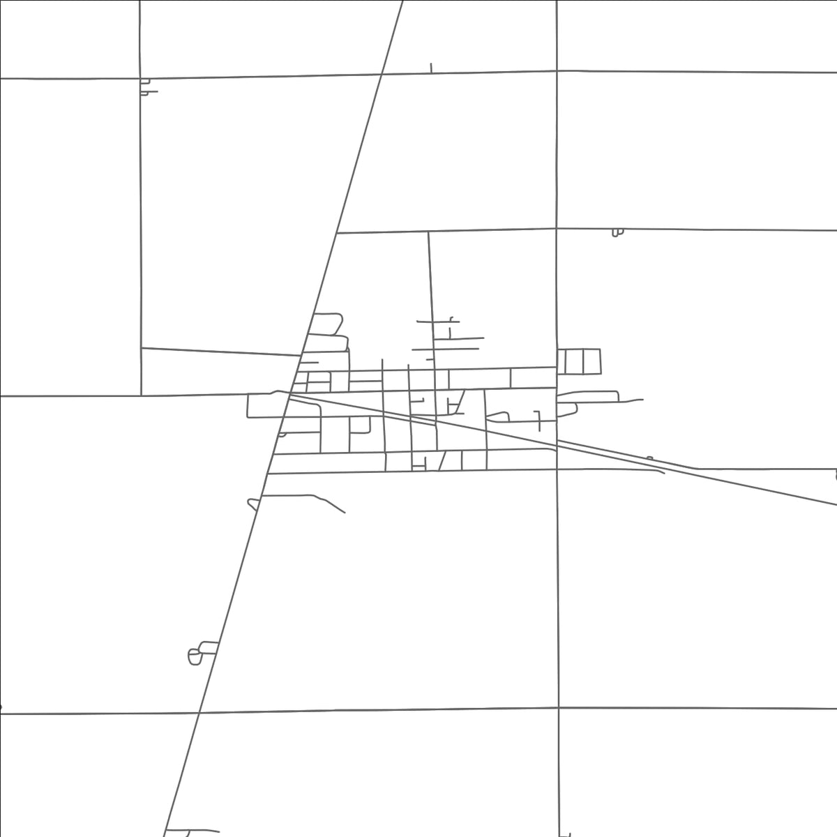ROAD MAP OF OHIO CITY, OHIO BY MAPBAKES