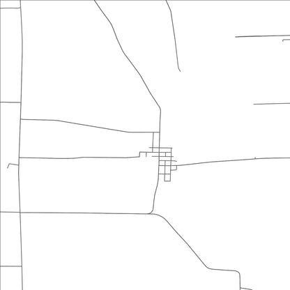 ROAD MAP OF OLD FORT, OHIO BY MAPBAKES