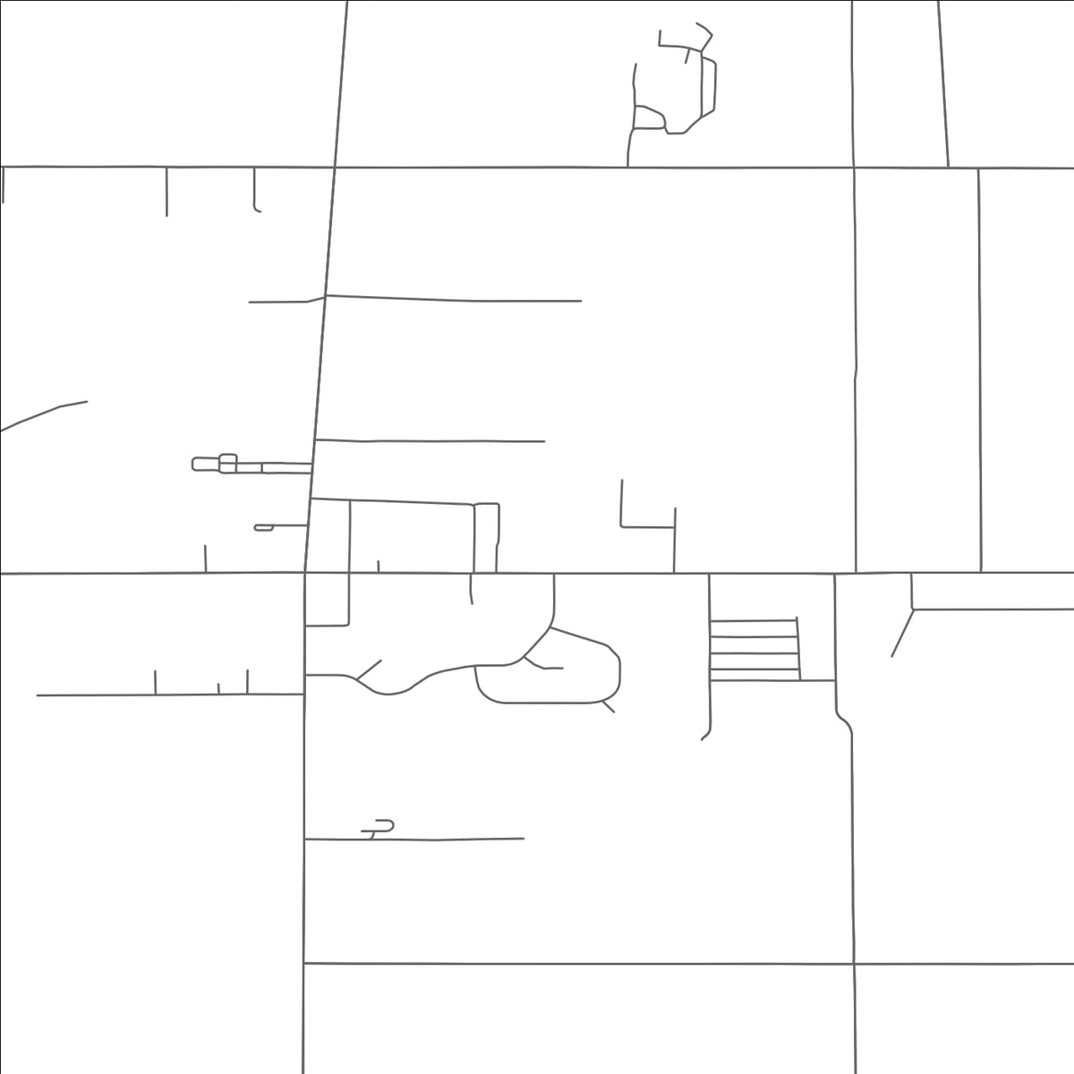 ROAD MAP OF ORWELL, OHIO BY MAPBAKES