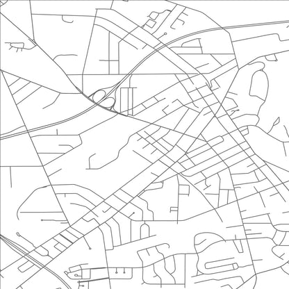 ROAD MAP OF PAINESVILLE, OHIO BY MAPBAKES