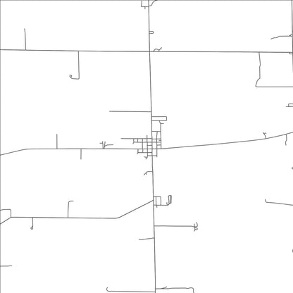 ROAD MAP OF PALESTINE, OHIO BY MAPBAKES