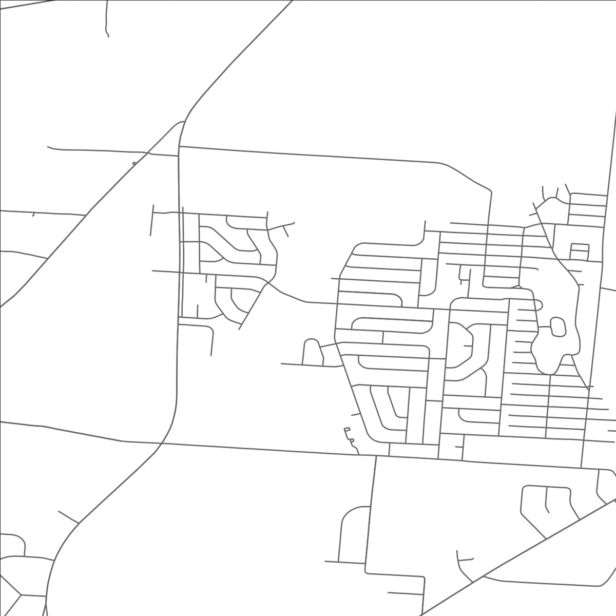 ROAD MAP OF PARK LAYNE, OHIO BY MAPBAKES