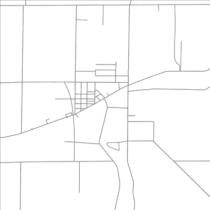 ROAD MAP OF PEMBERVILLE, OHIO BY MAPBAKES