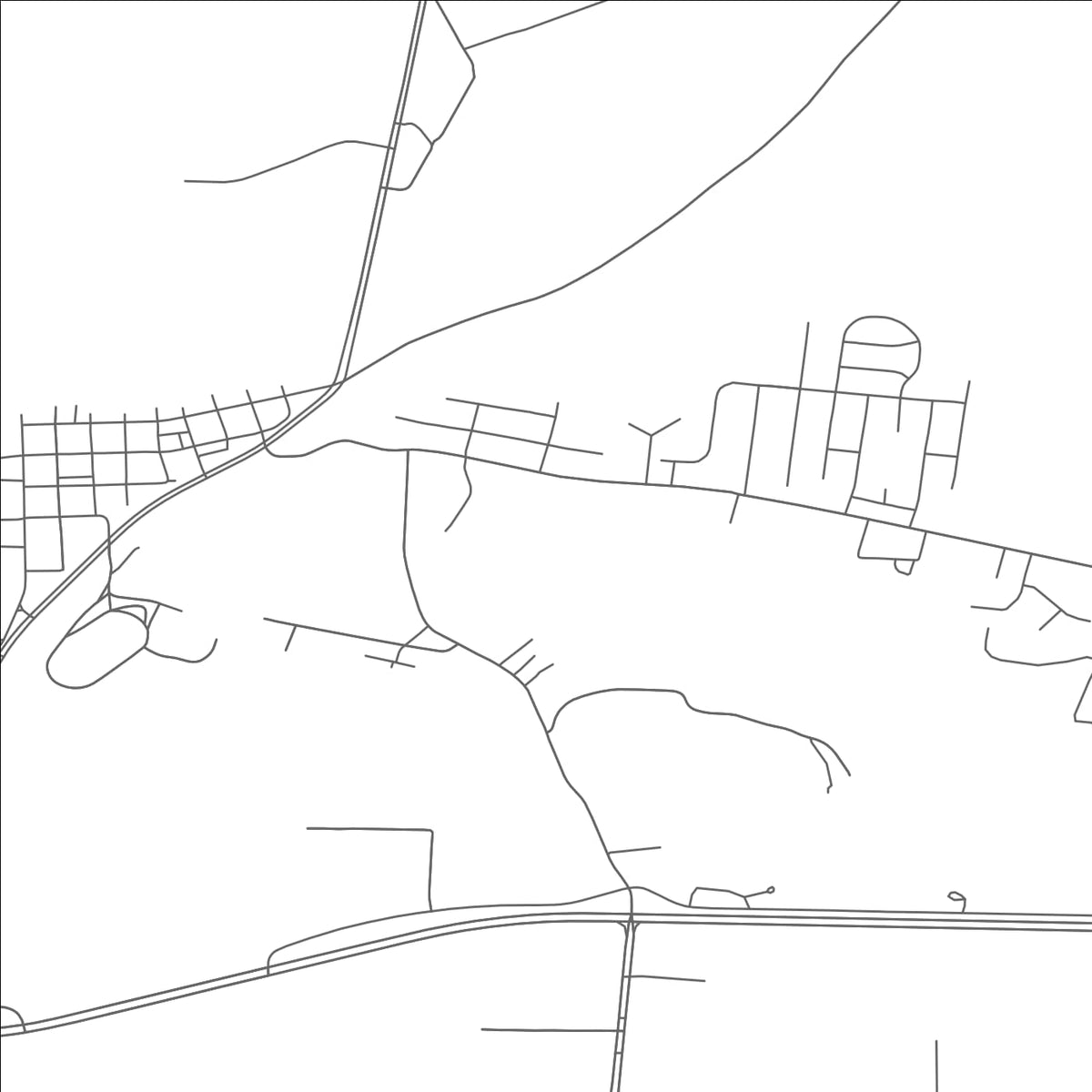 ROAD MAP OF PIKETON, OHIO BY MAPBAKES