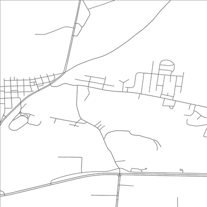 ROAD MAP OF PIKETON, OHIO BY MAPBAKES