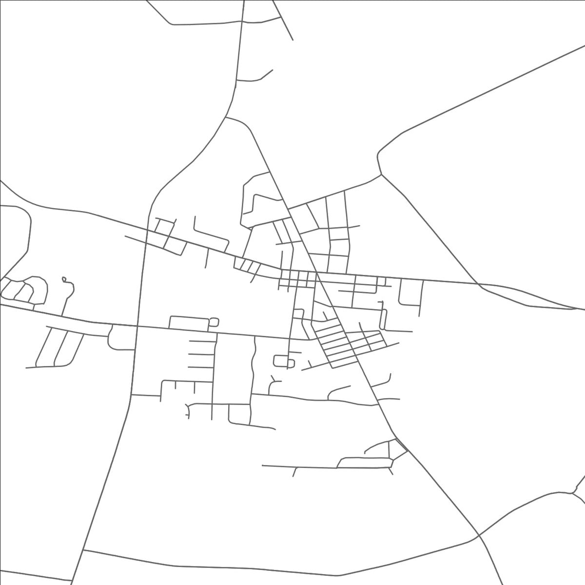 ROAD MAP OF PLAIN CITY, OHIO BY MAPBAKES