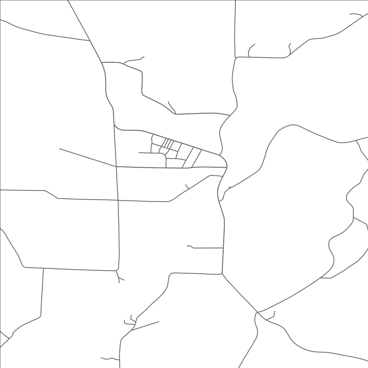 ROAD MAP OF PLAINFIELD, OHIO BY MAPBAKES