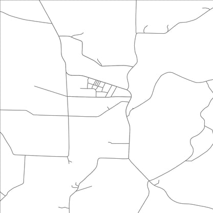 ROAD MAP OF PLAINFIELD, OHIO BY MAPBAKES