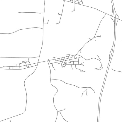 ROAD MAP OF PLEASANT CITY, OHIO BY MAPBAKES