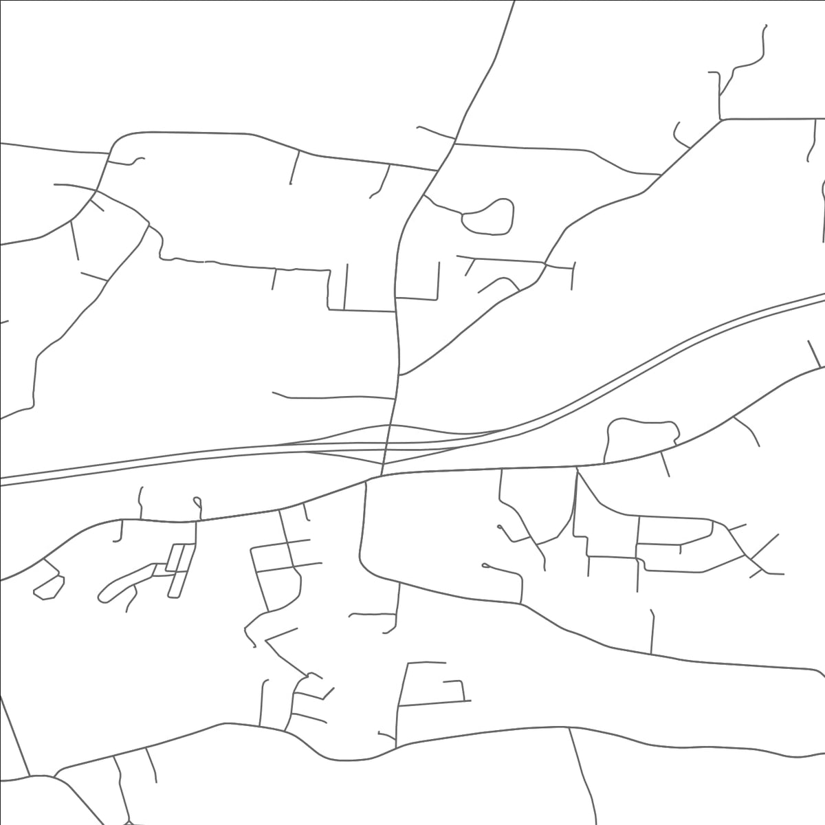 ROAD MAP OF PLEASANT GROVE, OHIO BY MAPBAKES