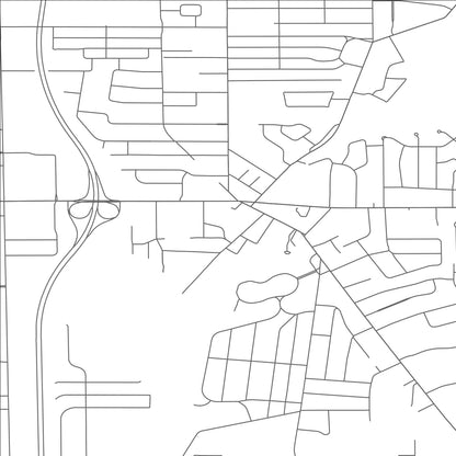 ROAD MAP OF POLAND, OHIO BY MAPBAKES