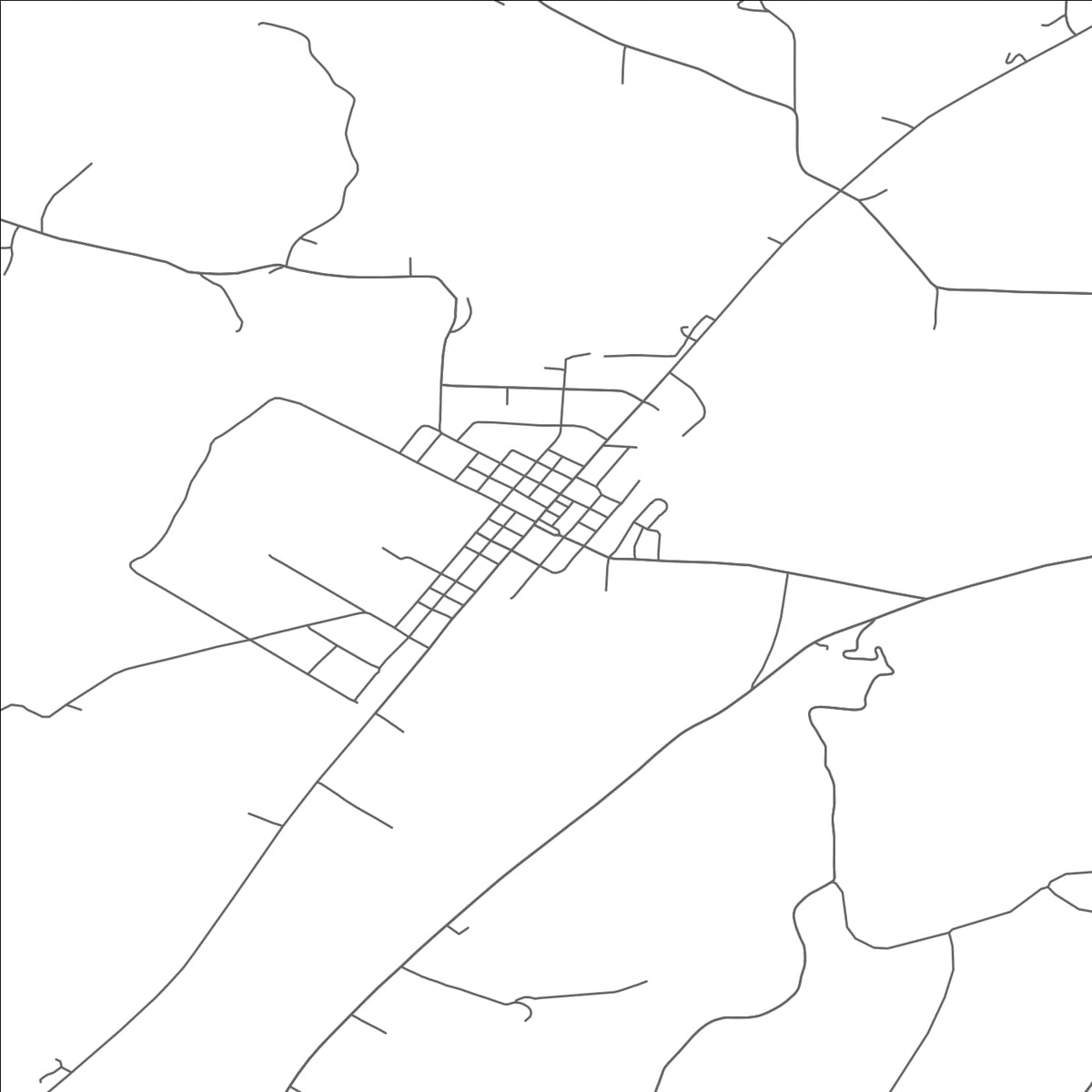ROAD MAP OF PORT WASHINGTON, OHIO BY MAPBAKES