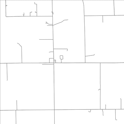 ROAD MAP OF POTSDAM, OHIO BY MAPBAKES
