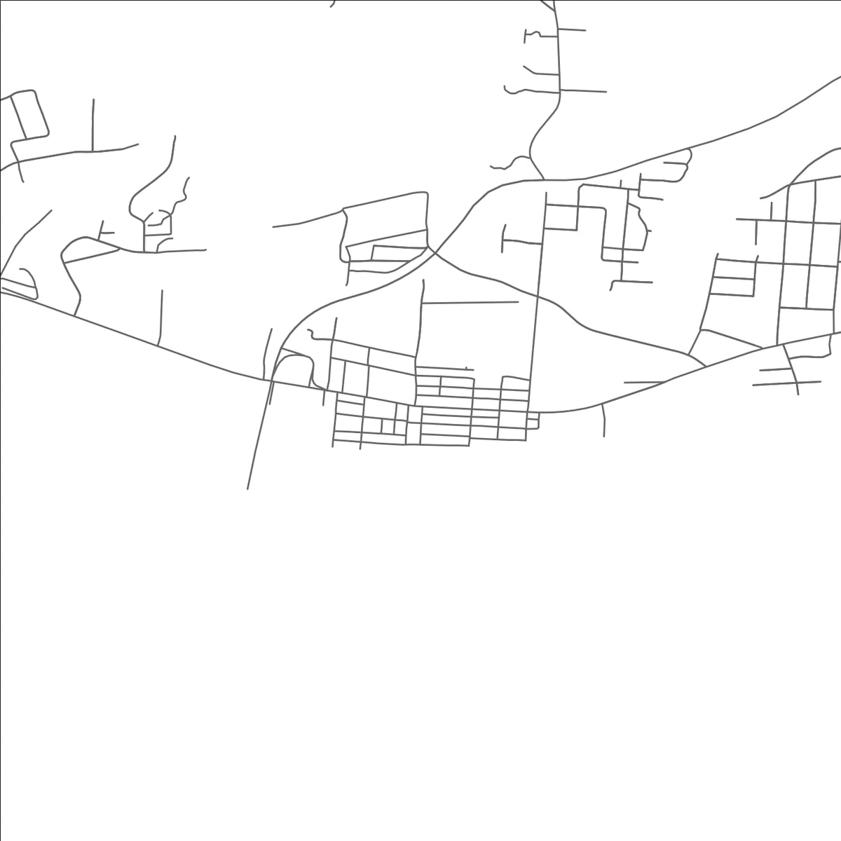ROAD MAP OF PROCTORVILLE, OHIO BY MAPBAKES