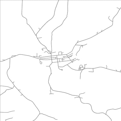 ROAD MAP OF QUAKER CITY, OHIO BY MAPBAKES