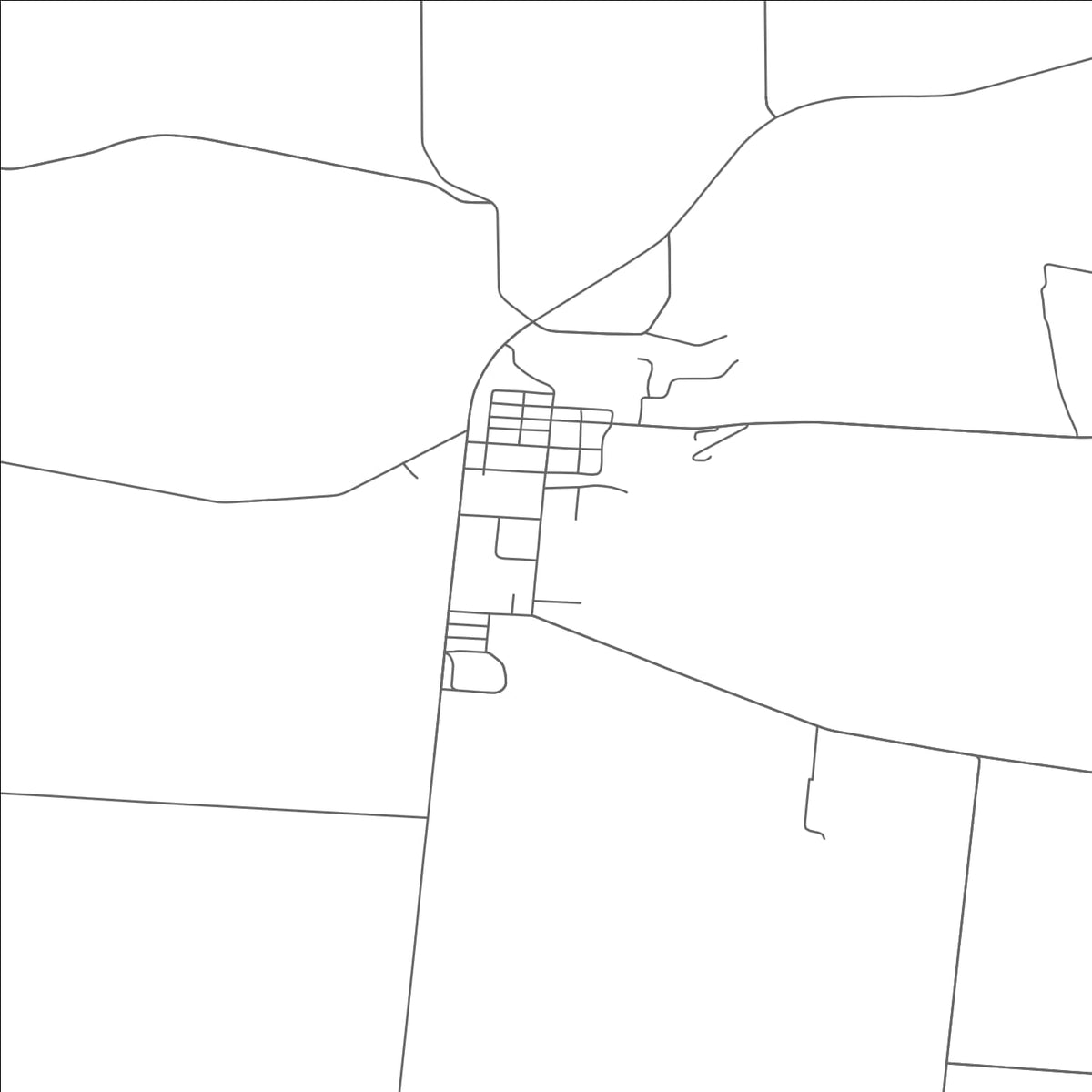 ROAD MAP OF QUINCY, OHIO BY MAPBAKES