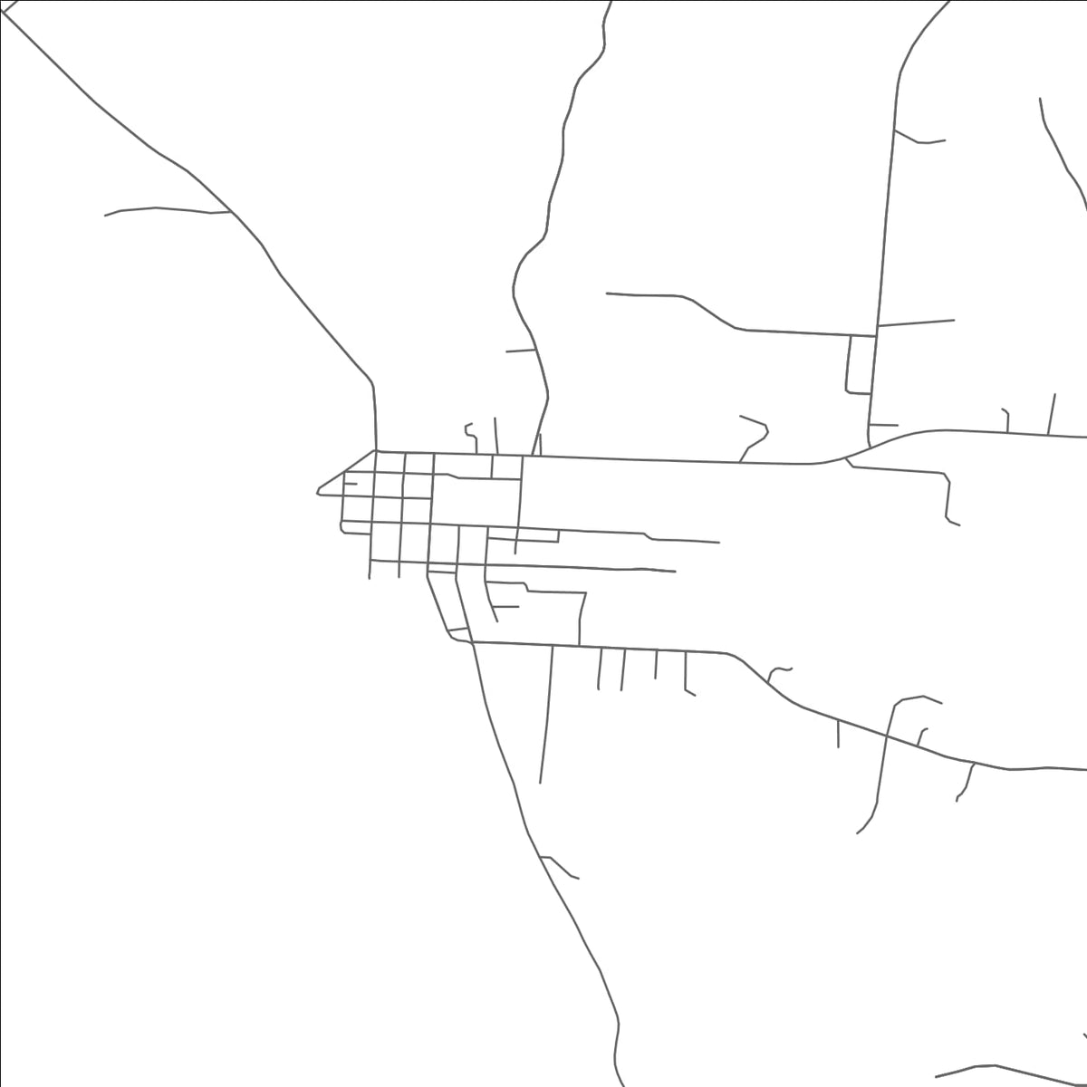 ROAD MAP OF RACINE, OHIO BY MAPBAKES