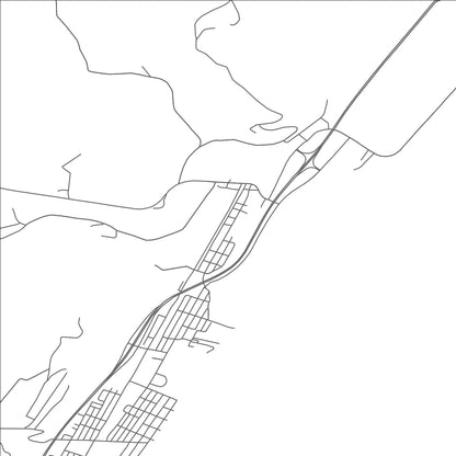 ROAD MAP OF RAYLAND, OHIO BY MAPBAKES