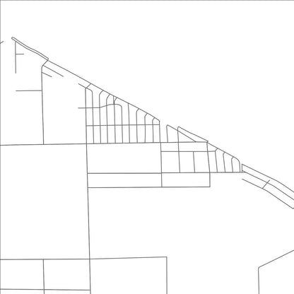 ROAD MAP OF RENO BEACH, OHIO BY MAPBAKES