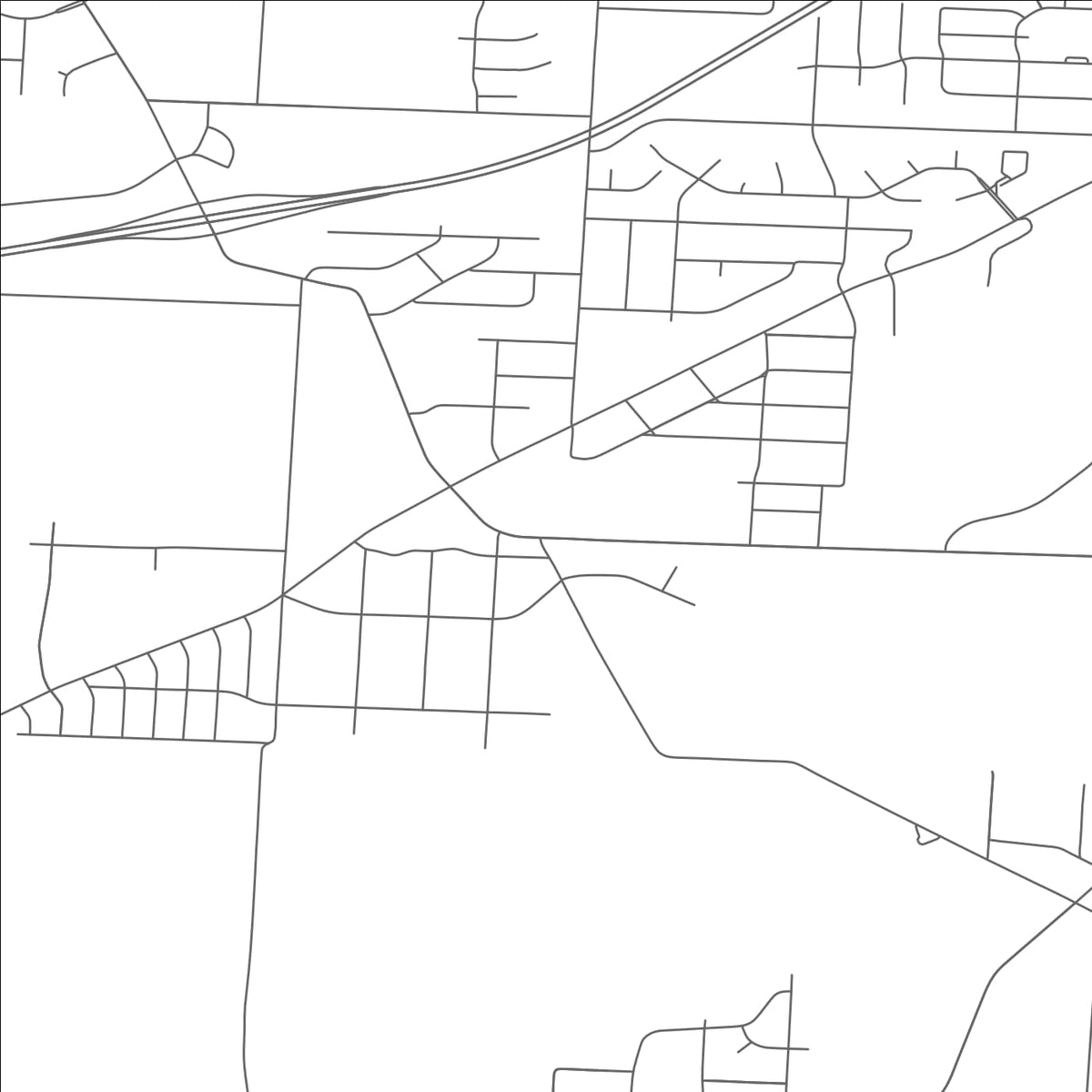ROAD MAP OF RICHVILLE, OHIO BY MAPBAKES