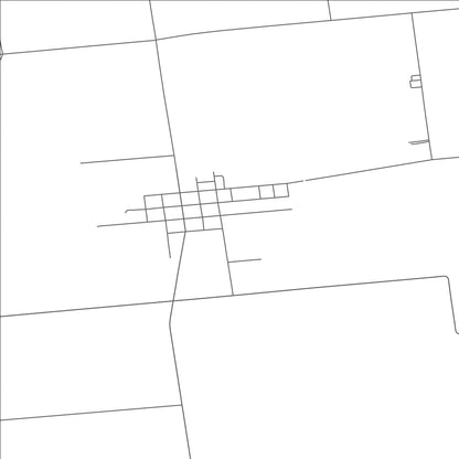 ROAD MAP OF RIDGEWAY, OHIO BY MAPBAKES