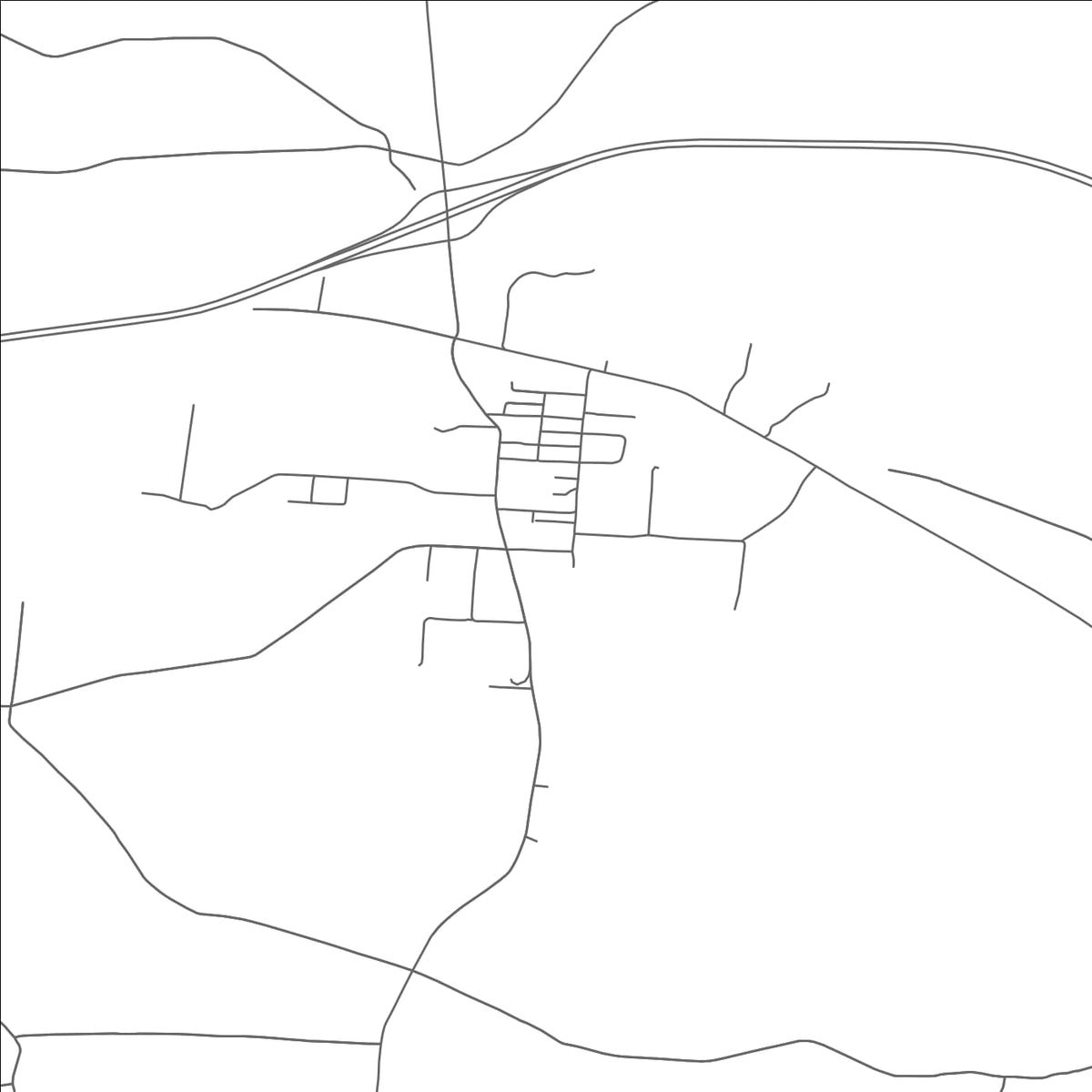 ROAD MAP OF RIO GRANDE, OHIO BY MAPBAKES
